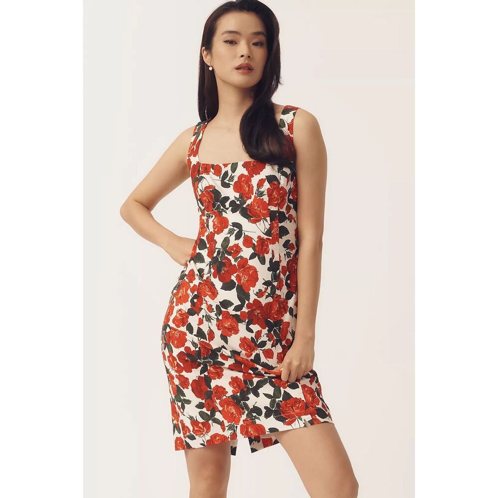 Maeve by Anthropologie Sleeveless Square-Neck Knee-Length Dress